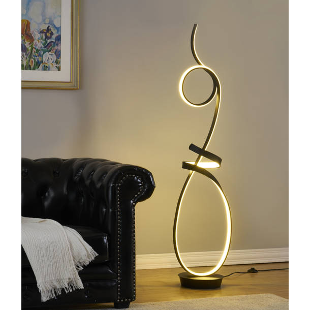 BLONSKI 71'' Black Novelty Floor Lamp Wayfair